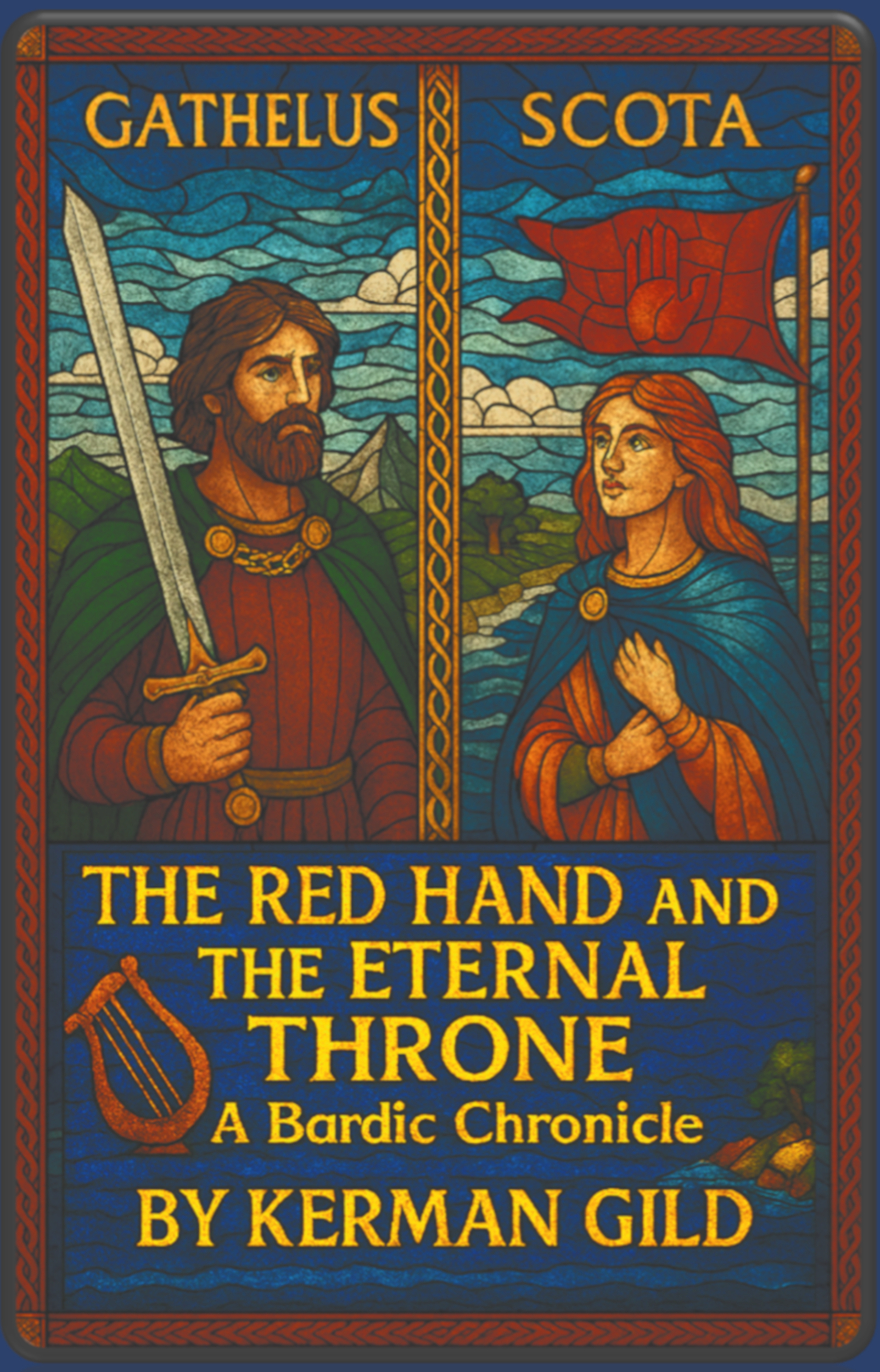The Red Hand & The Eternal Throne: A Bard's Chronicle - Book Cover