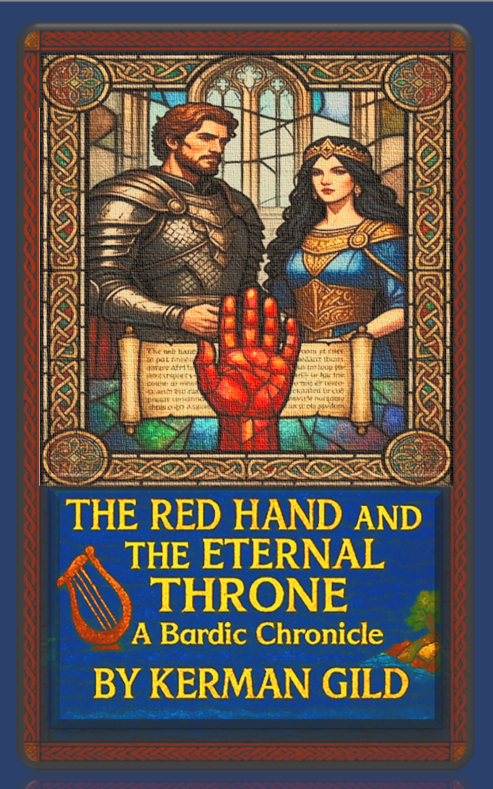 The Red Hand and The Eternal Throne: A Bard's Chronicle — Book Cover